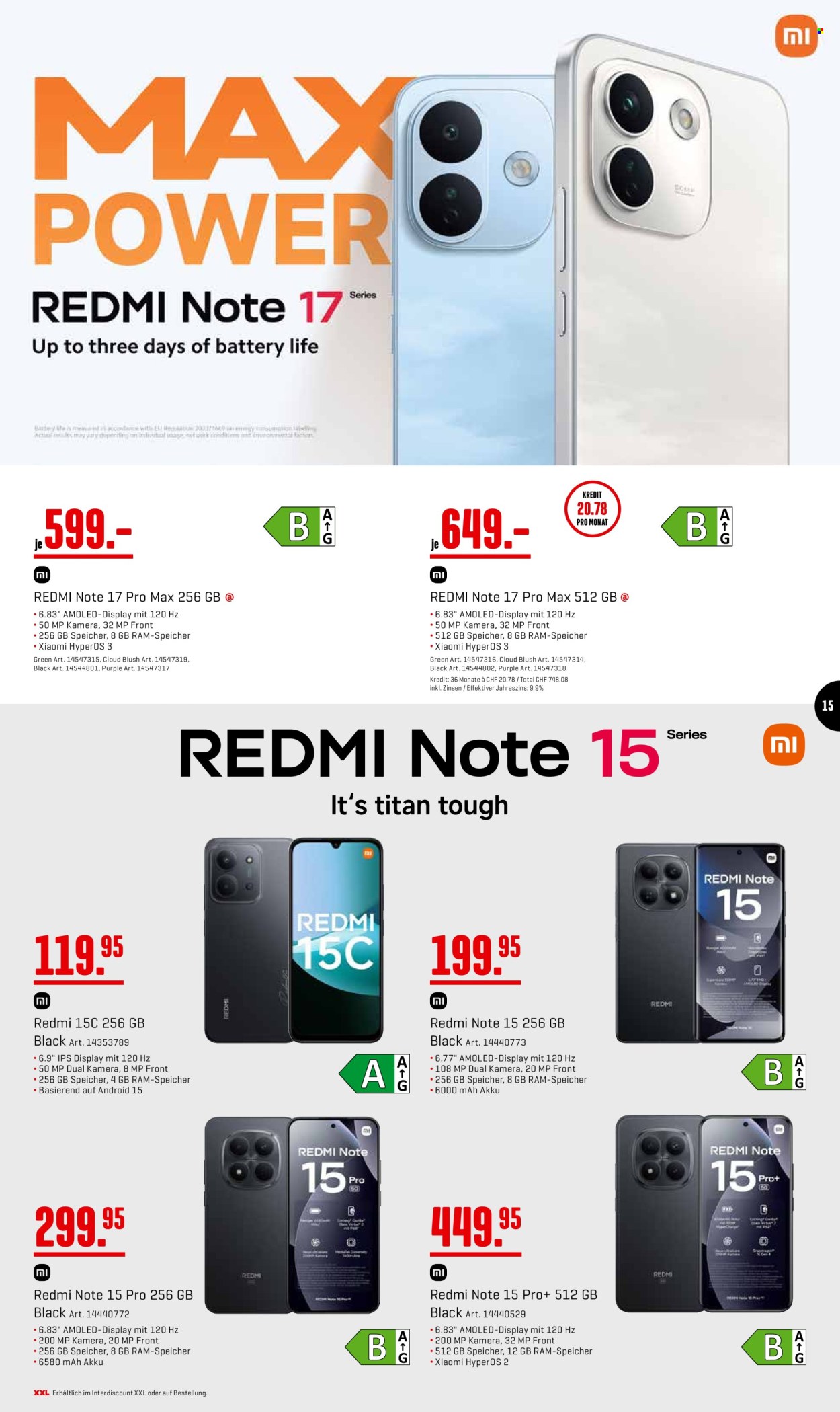 Catalogue Interdiscount - 31.8.2026 - 20.9.2026. Page 15. Page 15