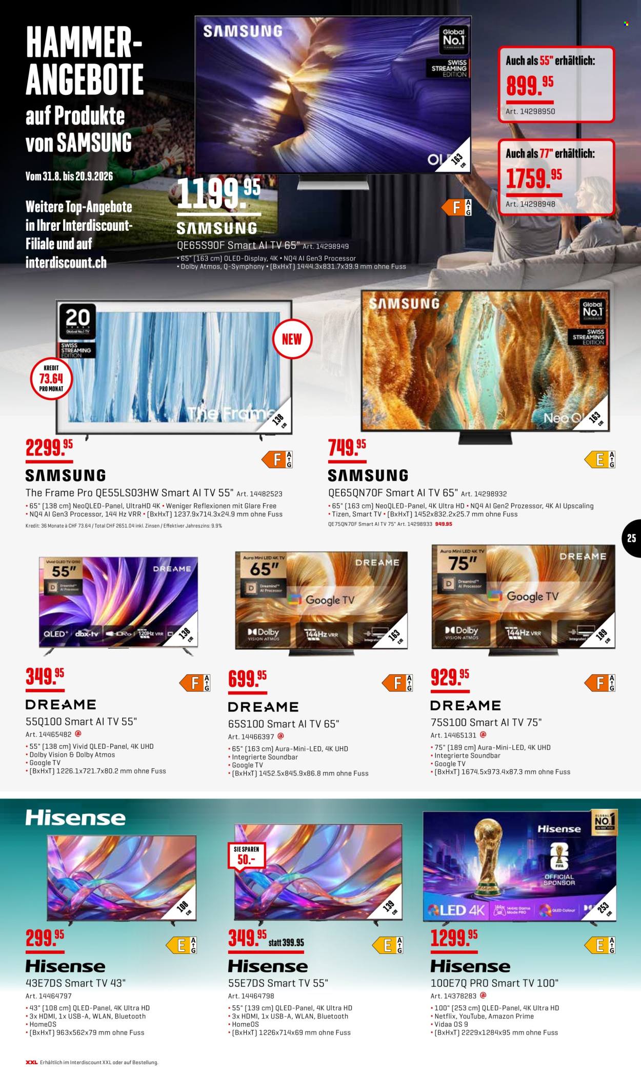Catalogue Interdiscount - 31.8.2026 - 20.9.2026. Page 25. Page 25