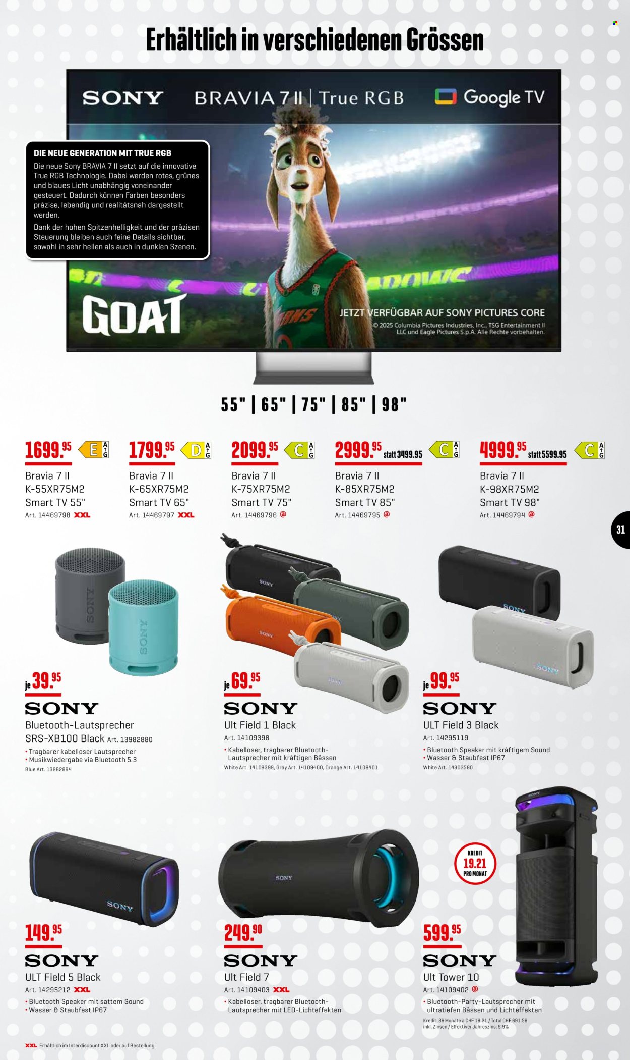 Catalogue Interdiscount - 31.8.2026 - 20.9.2026. Page 31. Page 31