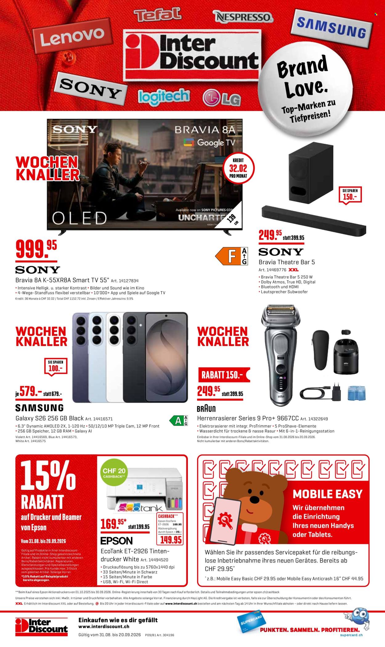 Catalogue Interdiscount - 31.8.2026 - 20.9.2026. Page 32. Page 32