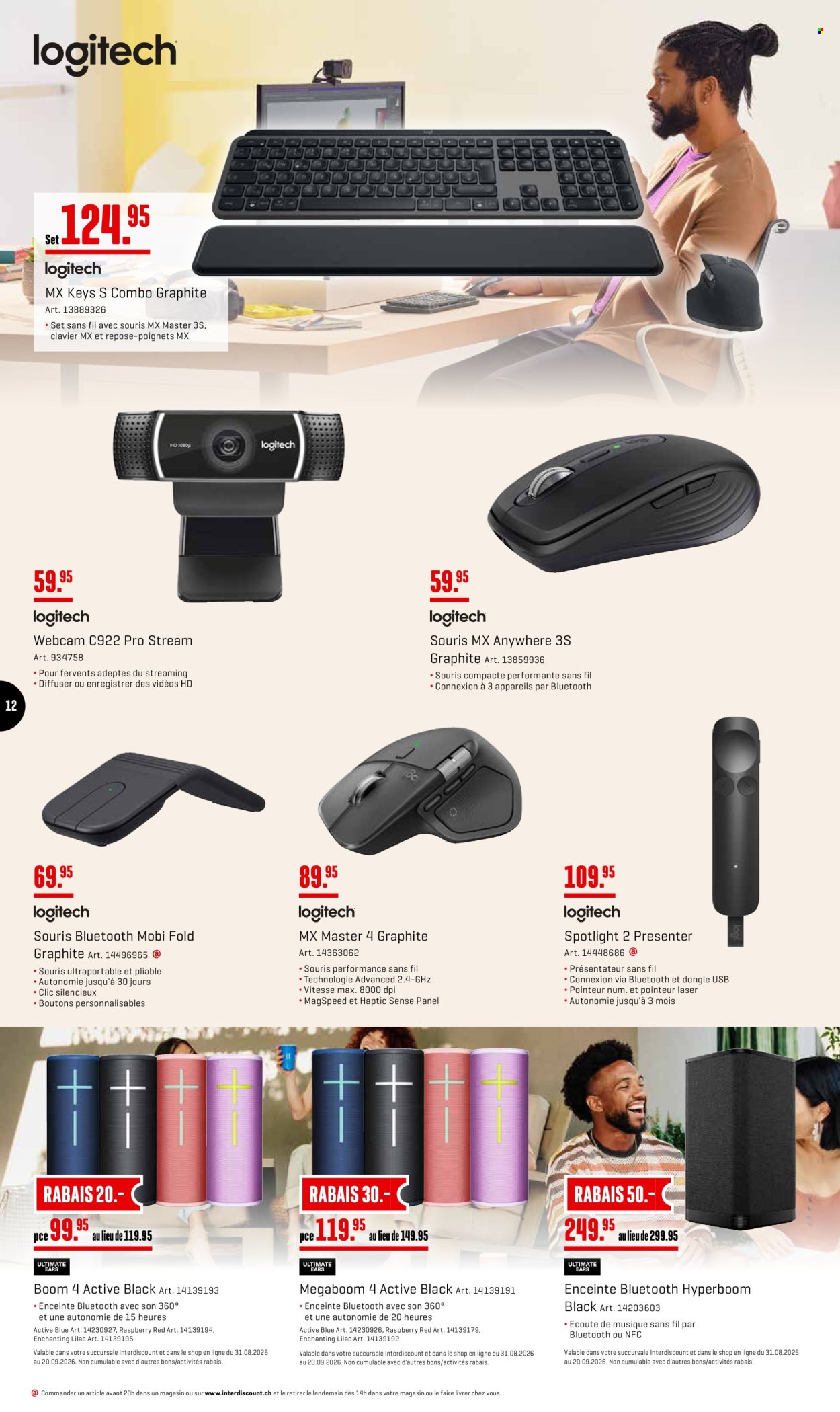 Catalogue Interdiscount - 31.8.2026 - 20.9.2026. Page 12. Page 12