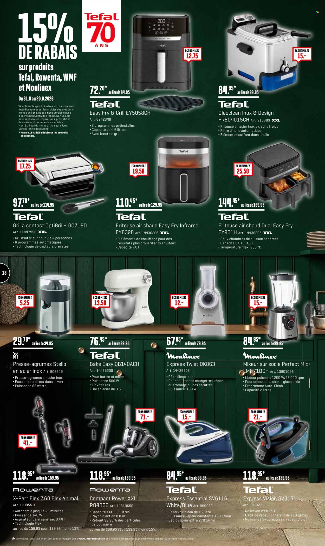Catalogue Interdiscount - 31.8.2026 - 20.9.2026. Page 18. Page 18