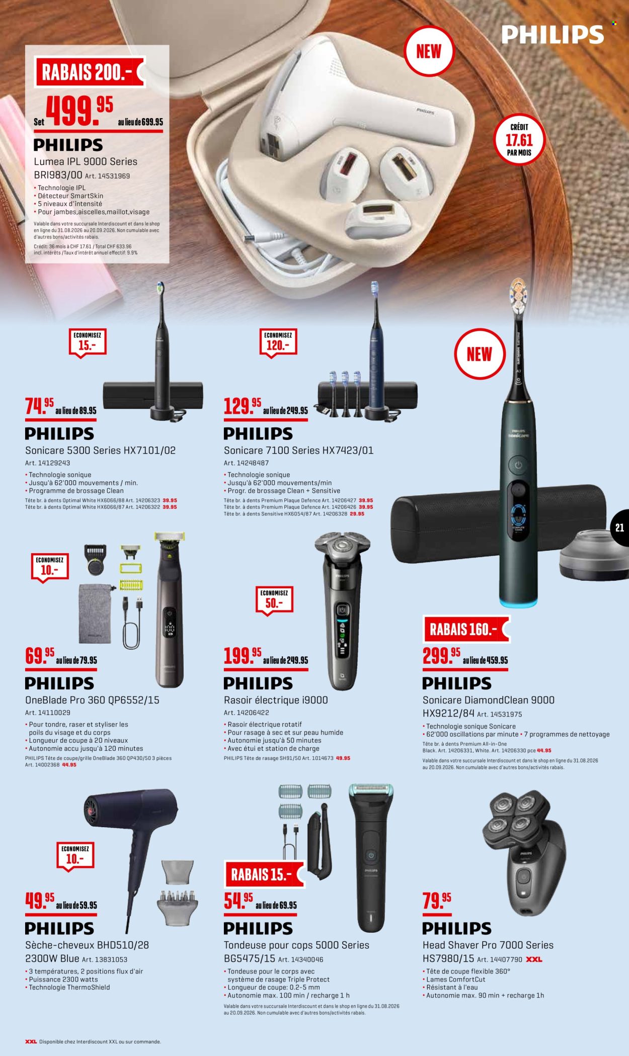 Catalogue Interdiscount - 31.8.2026 - 20.9.2026. Page 21. Page 21