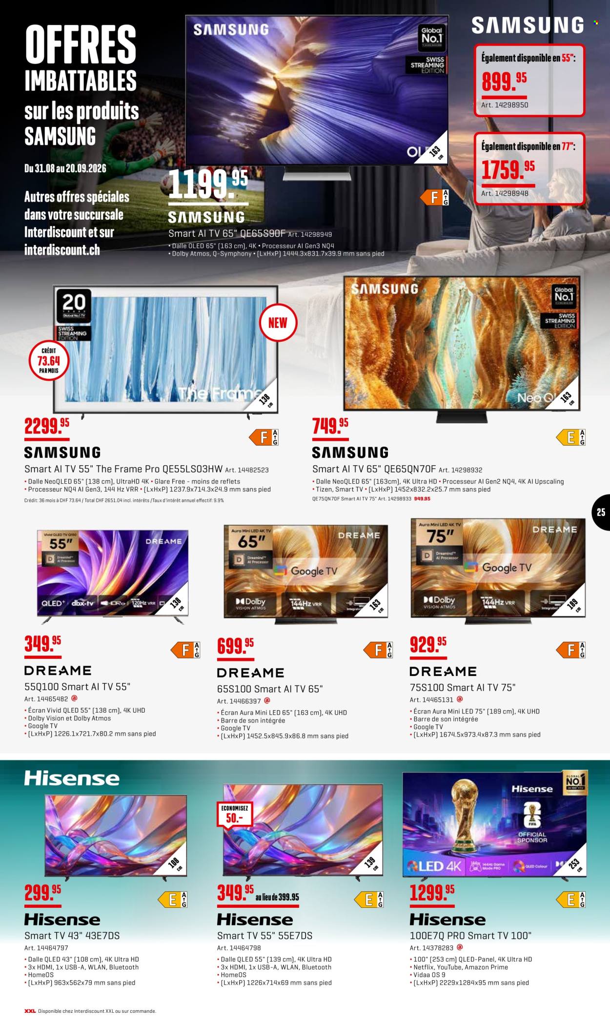 Catalogue Interdiscount - 31.8.2026 - 20.9.2026. Page 25. Page 25