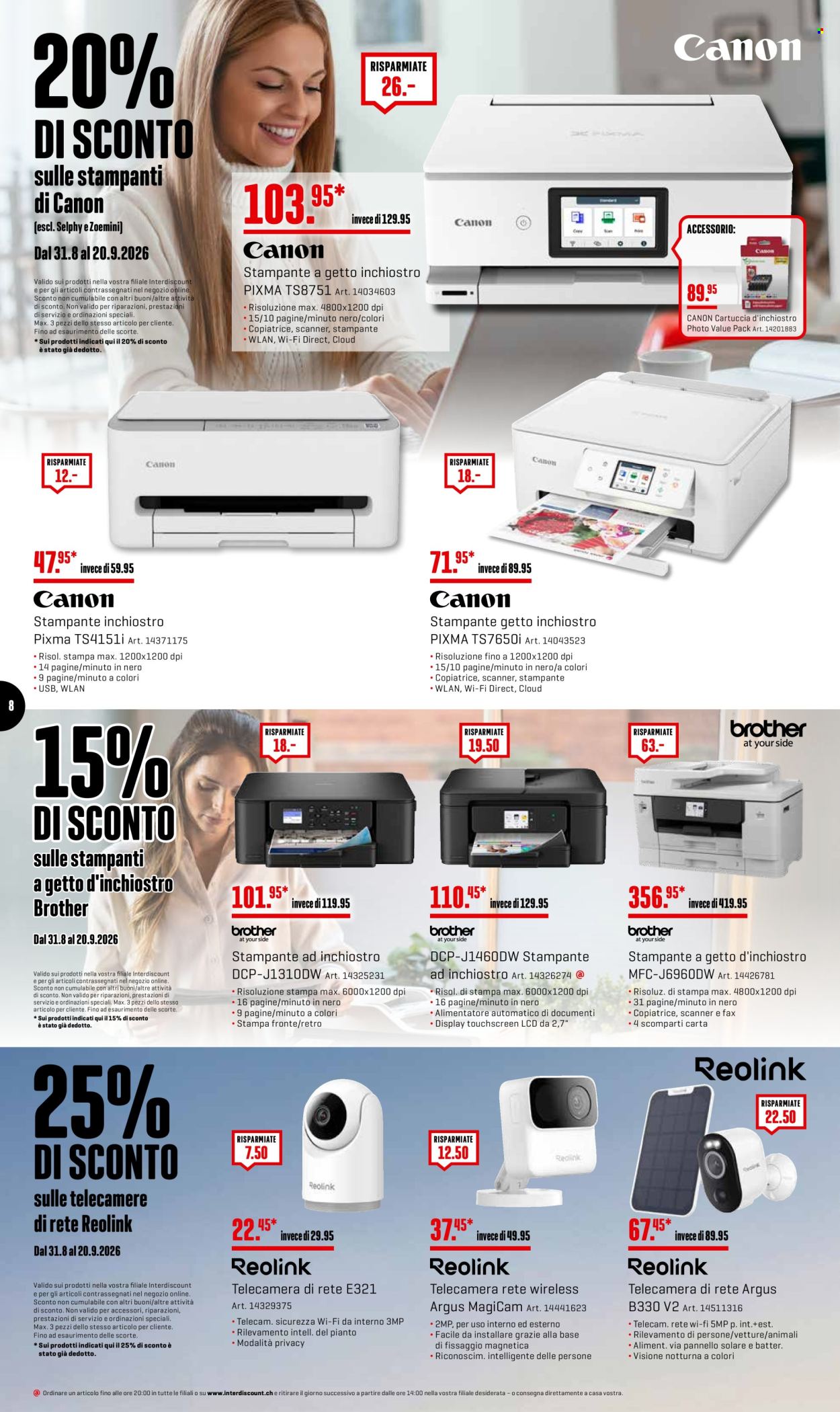 Catalogue Interdiscount - 31.8.2026 - 20.9.2026. Page 8. Page 8