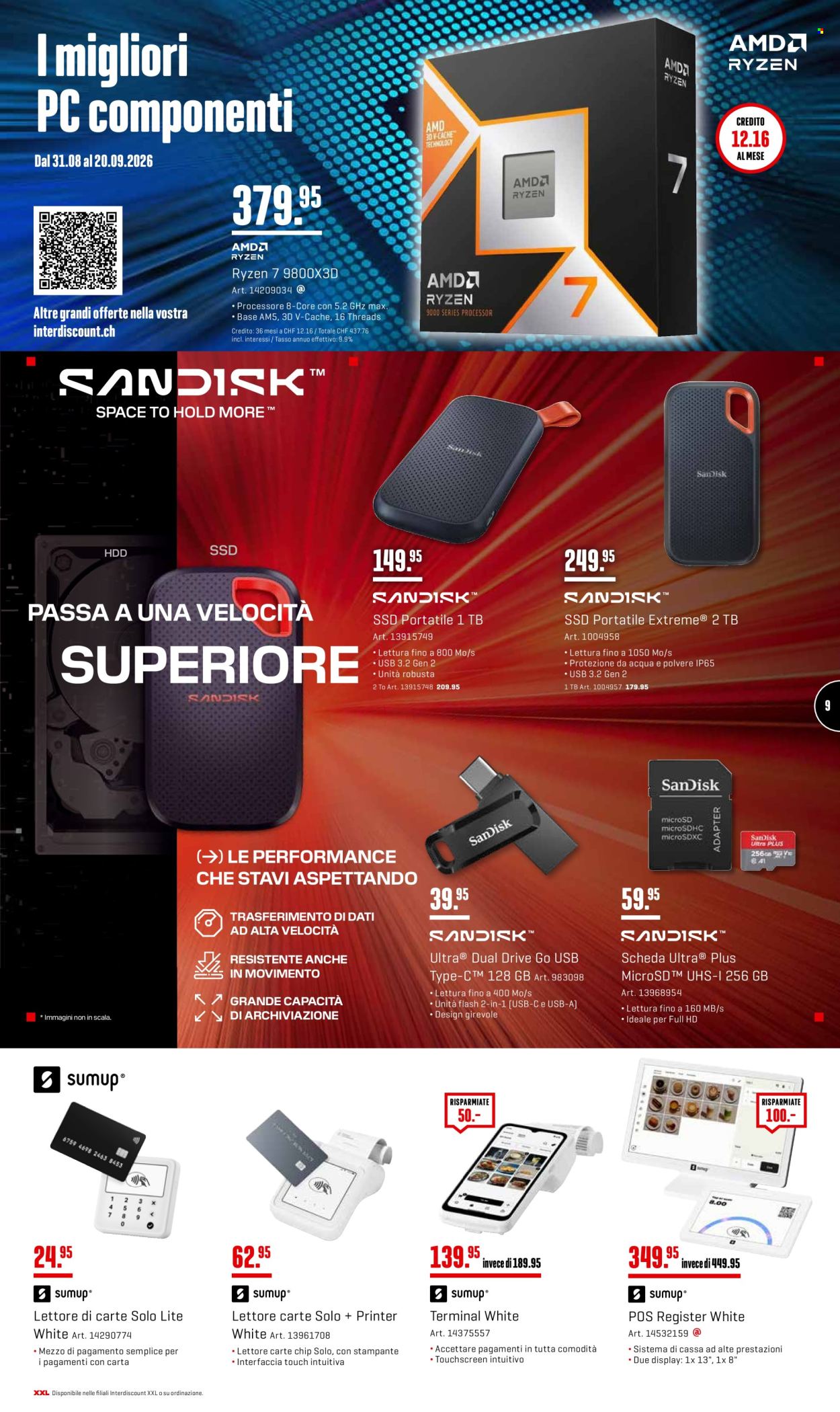 Catalogue Interdiscount - 31.8.2026 - 20.9.2026. Page 9. Page 9