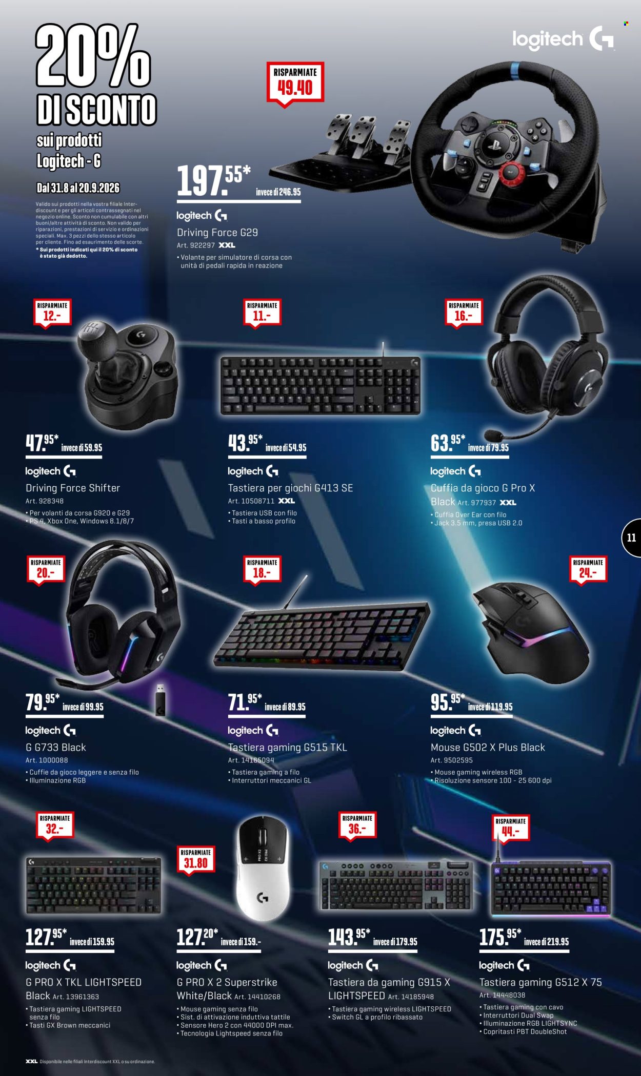 Catalogue Interdiscount - 31.8.2026 - 20.9.2026. Page 11. Page 11