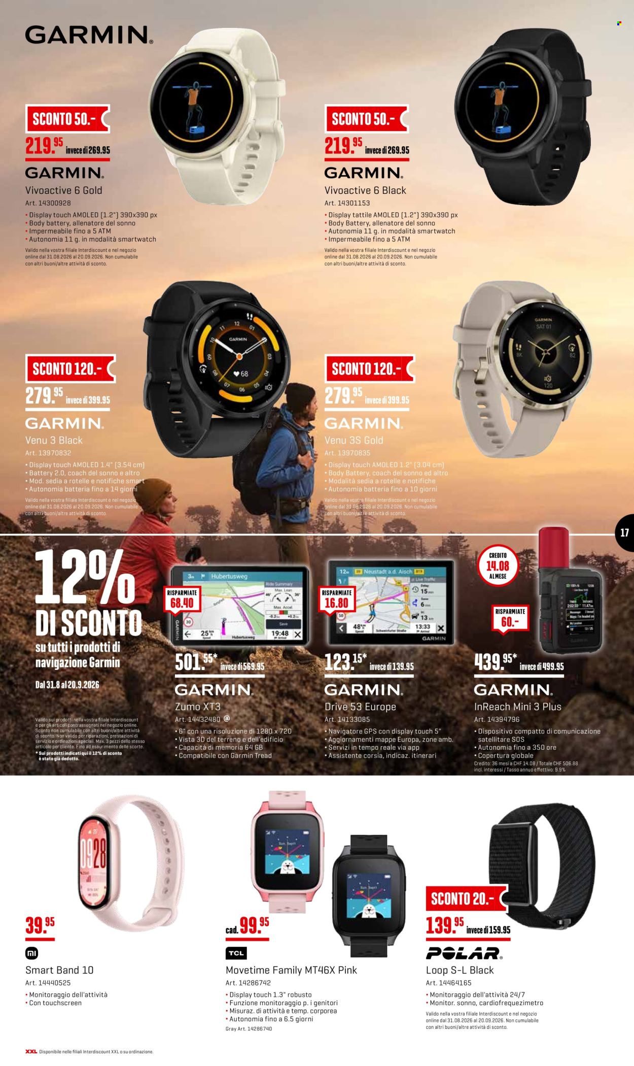 Catalogue Interdiscount - 31.8.2026 - 20.9.2026. Page 17. Page 17