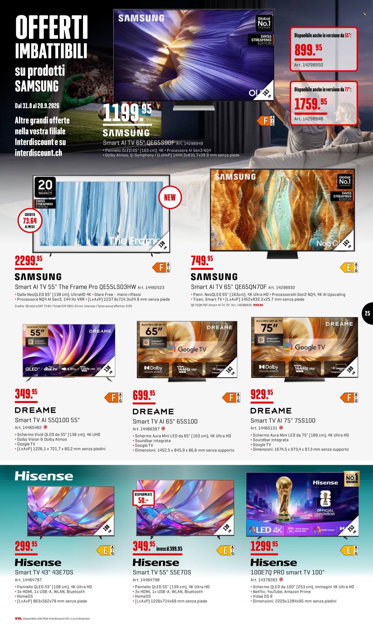 Catalogue Interdiscount - 31.8.2026 - 20.9.2026. Page 25. Page 25