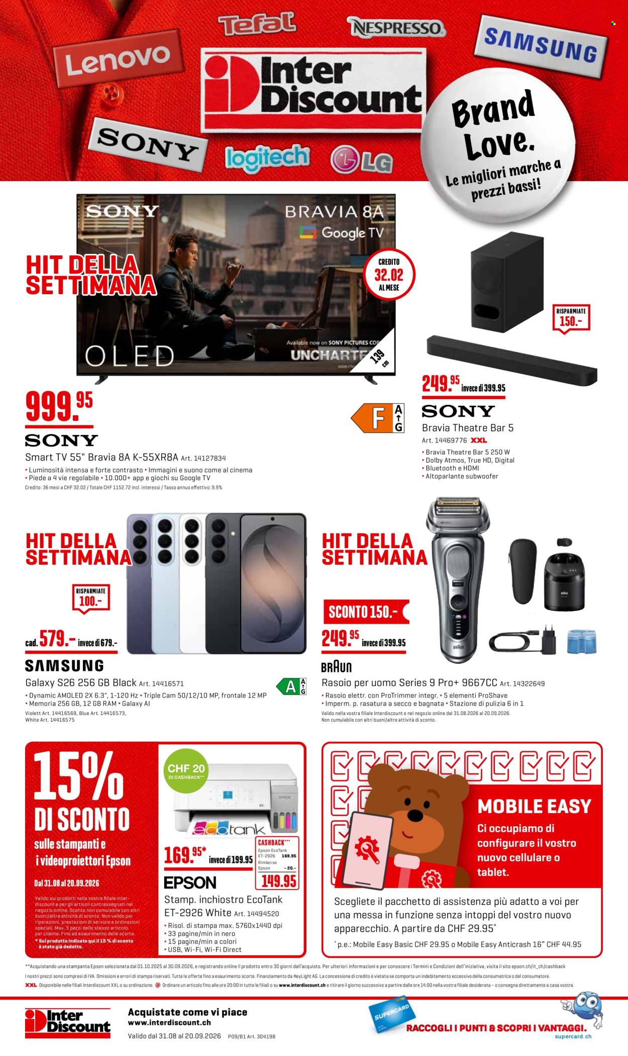 Catalogue Interdiscount - 31.8.2026 - 20.9.2026. Page 32. Page 32