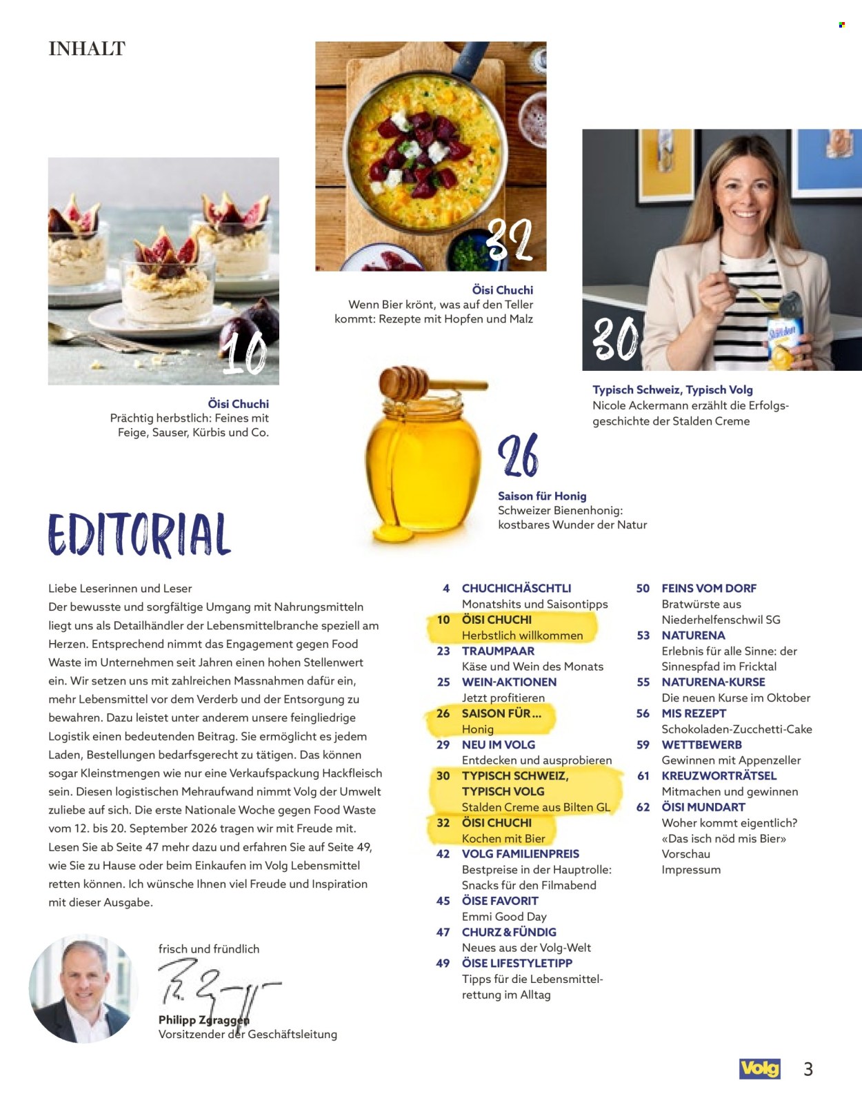 Catalogue Volg - 1.9.2026 - 30.9.2026. Page 3. Page 3
