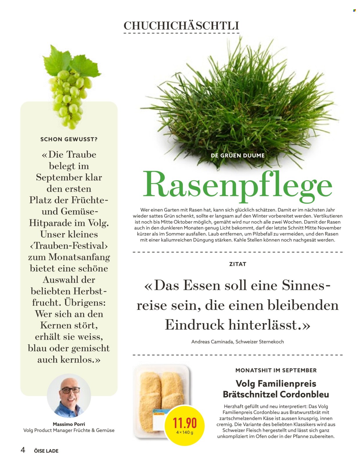 Catalogue Volg - 1.9.2026 - 30.9.2026. Page 4. Page 4