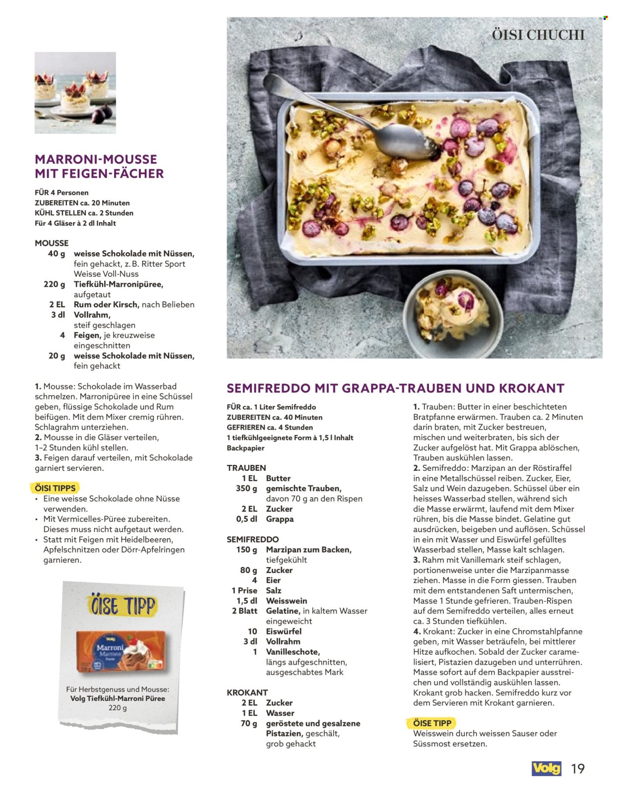 Catalogue Volg - 1.9.2026 - 30.9.2026. Page 19. Page 19