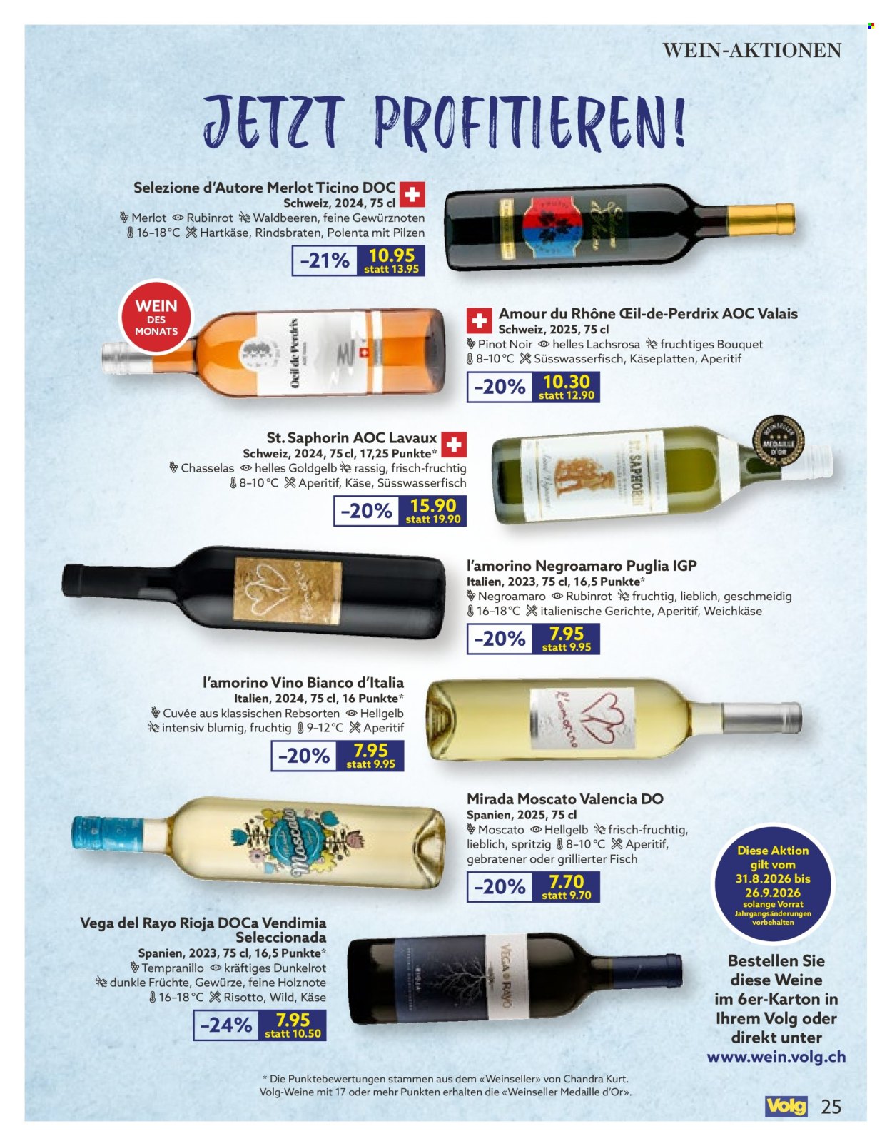 Catalogue Volg - 1.9.2026 - 30.9.2026. Page 25. Page 25