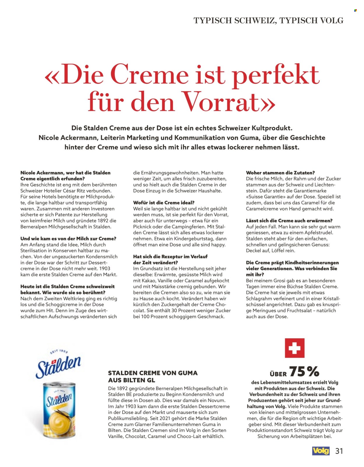 Catalogue Volg - 1.9.2026 - 30.9.2026. Page 31. Page 31