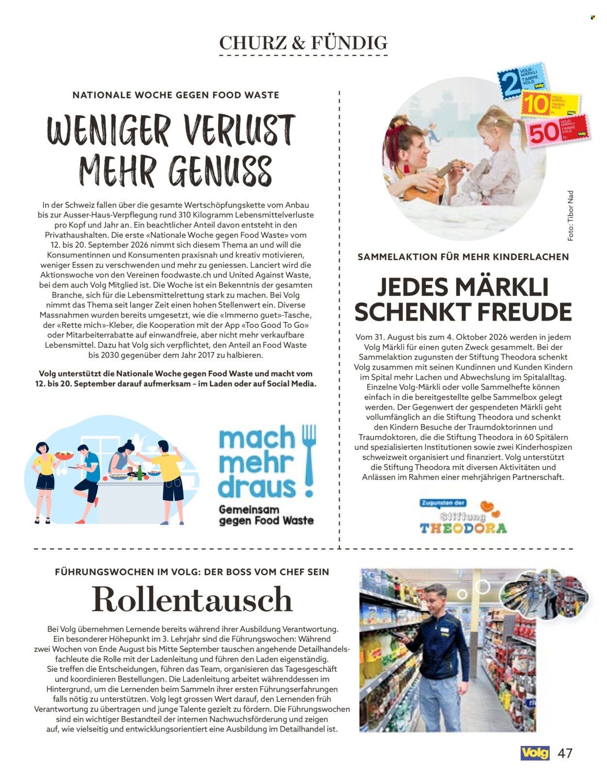 Catalogue Volg - 1.9.2026 - 30.9.2026. Page 47. Page 47