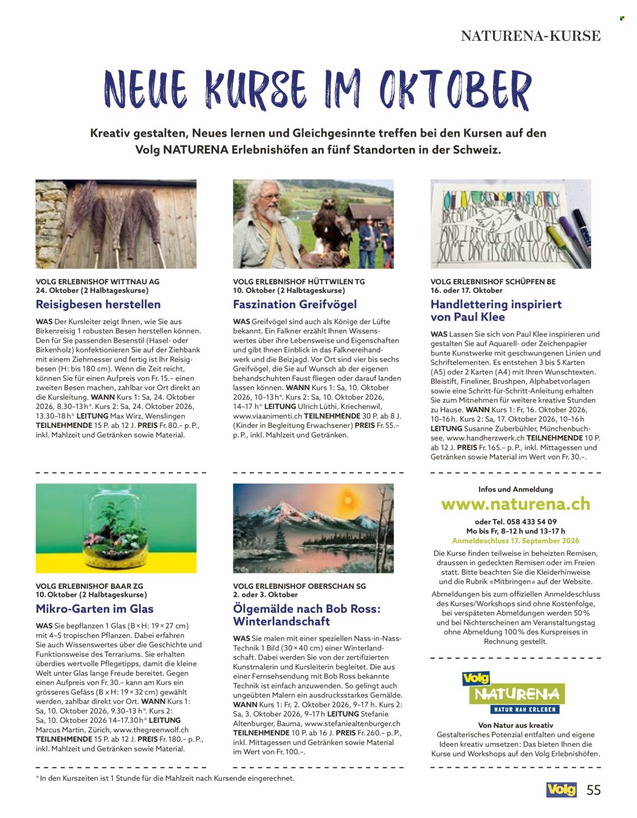 Catalogue Volg - 1.9.2026 - 30.9.2026. Page 55. Page 55