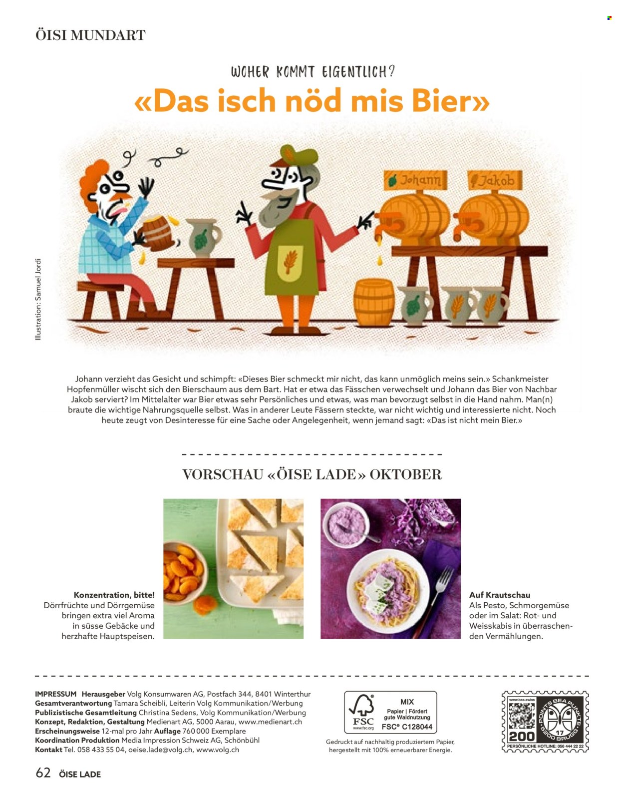 Catalogue Volg - 1.9.2026 - 30.9.2026. Page 62. Page 62