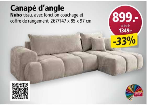 Canapé d'angle