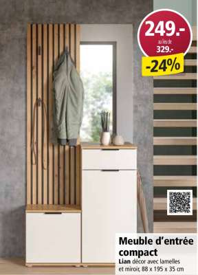 Meuble d'entrée compact