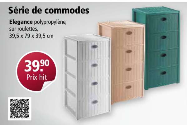 Série de commodes