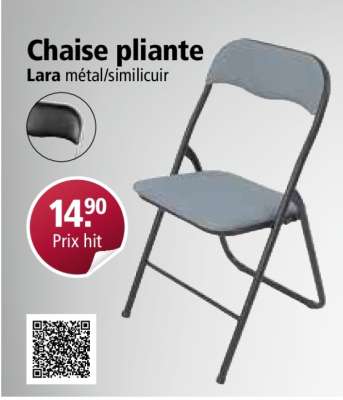 Chaise pliante