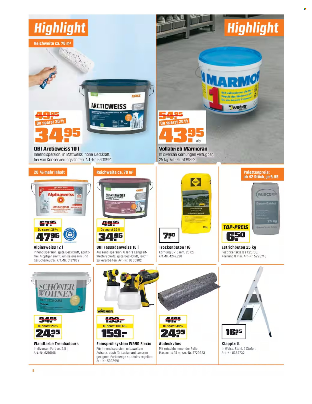 Catalogue OBI - 2.9.2026 - 4.10.2026. Page 8. Page 8