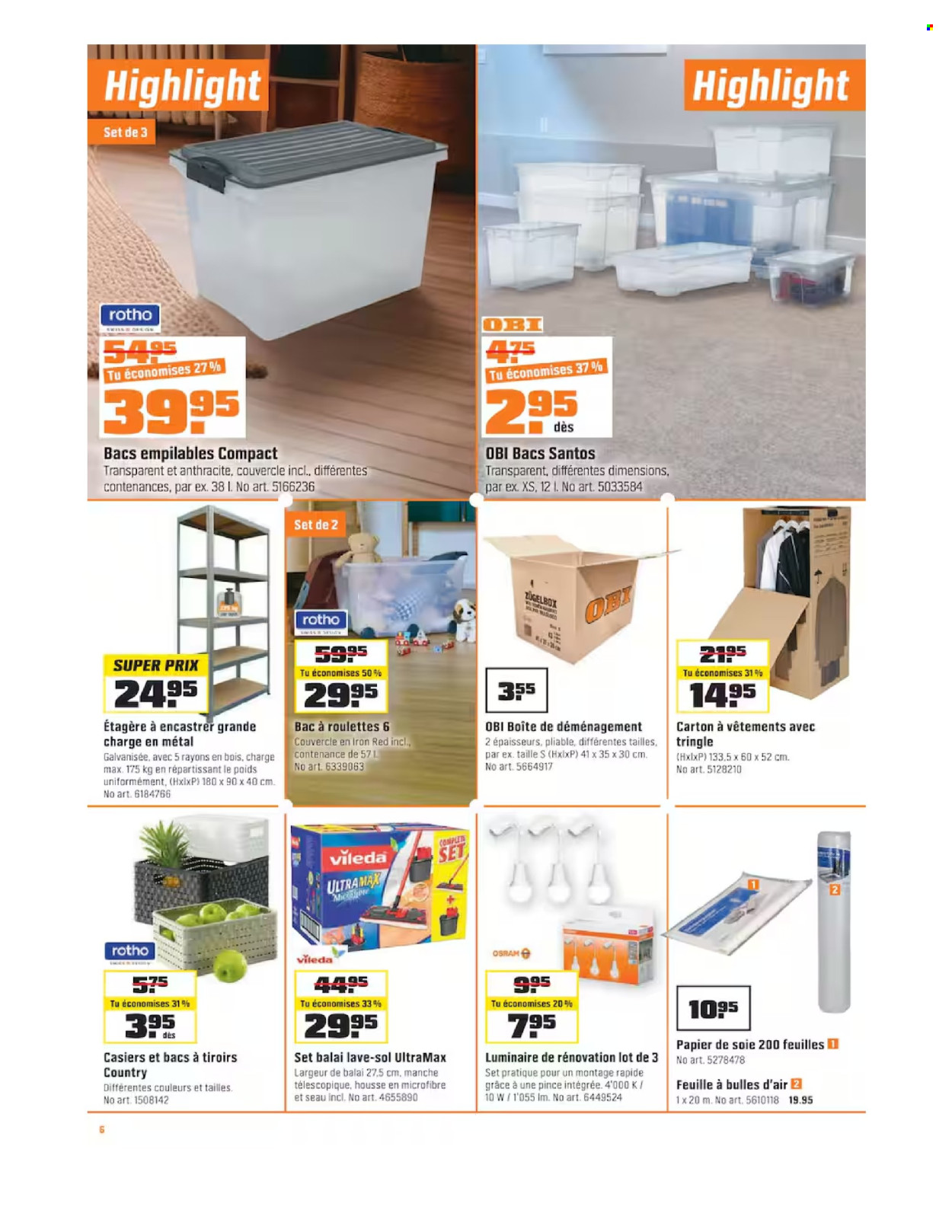 Catalogue OBI - 2.9.2026 - 4.10.2026. Page 6. Page 6