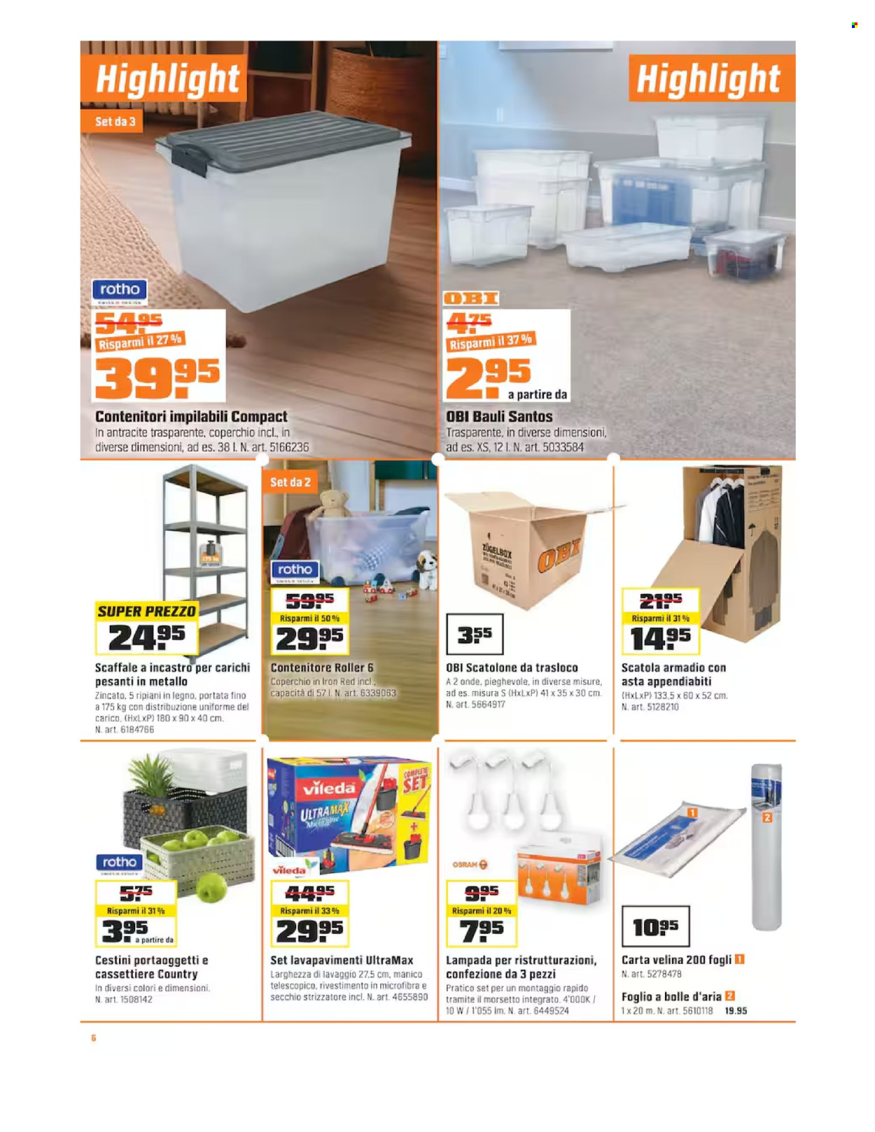 Catalogue OBI - 2.9.2026 - 4.10.2026. Page 6. Page 6