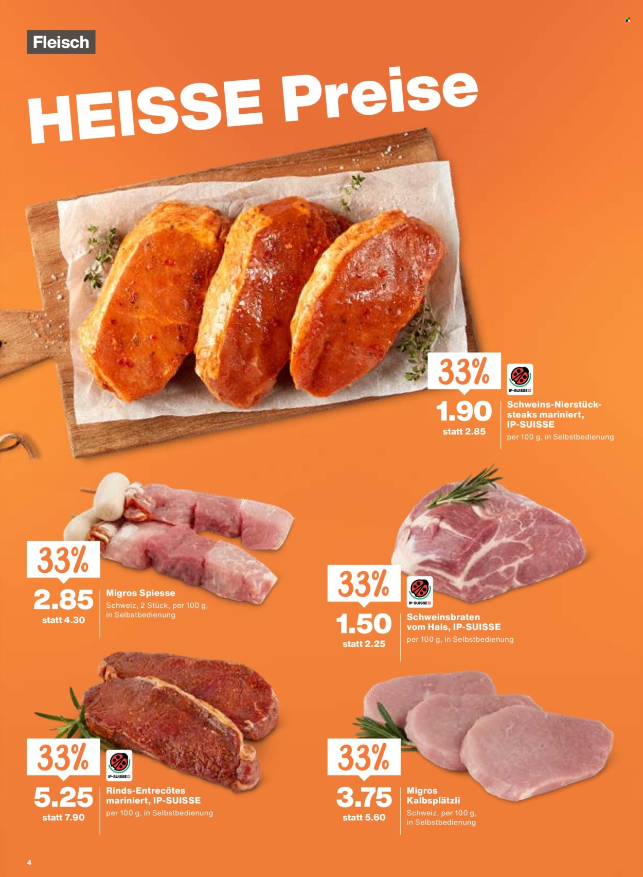 Catalogue Migros - 3.9.2026 - 9.9.2026. Page 4. Page 4