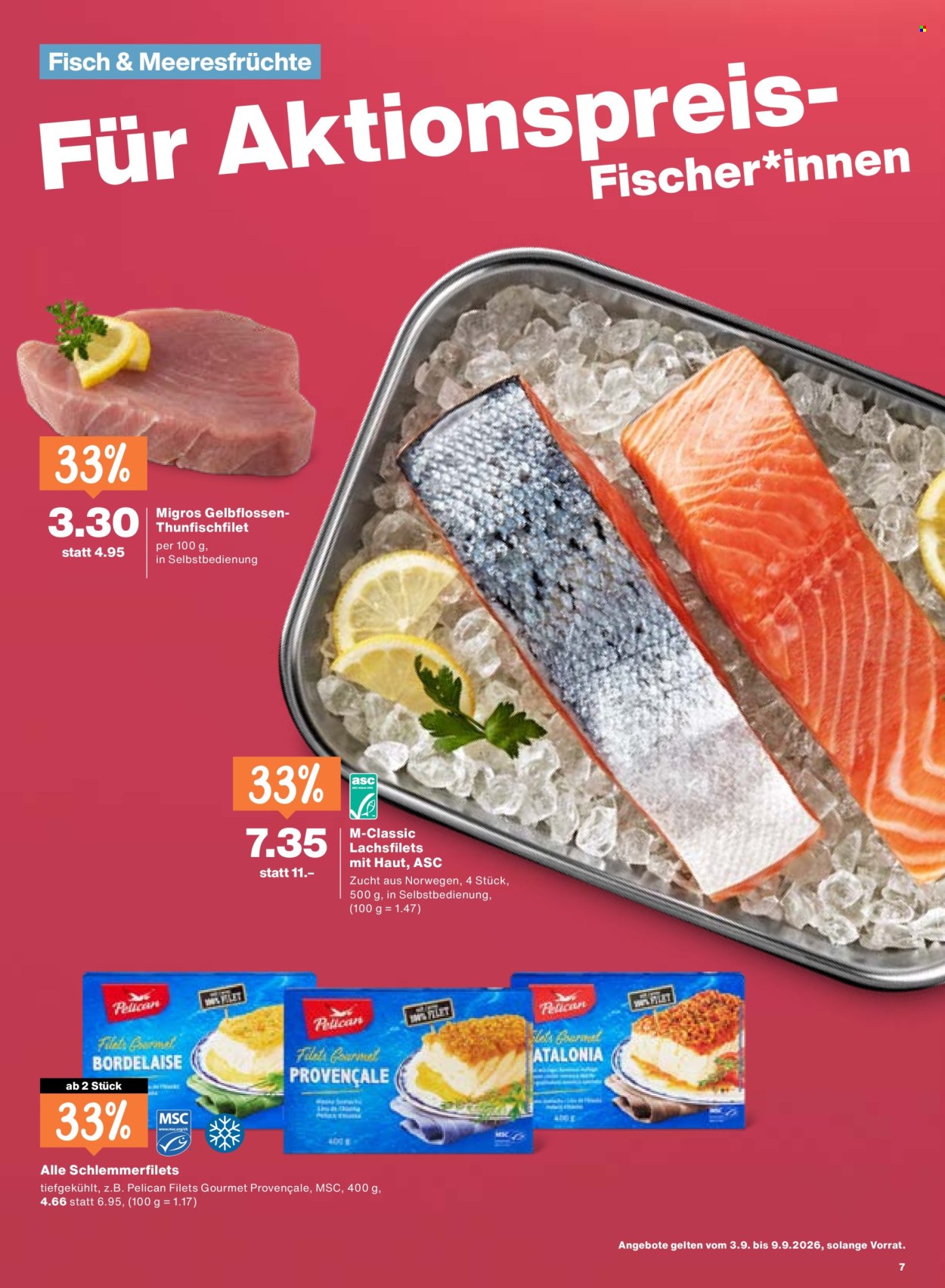 Catalogue Migros - 3.9.2026 - 9.9.2026. Page 7. Page 7