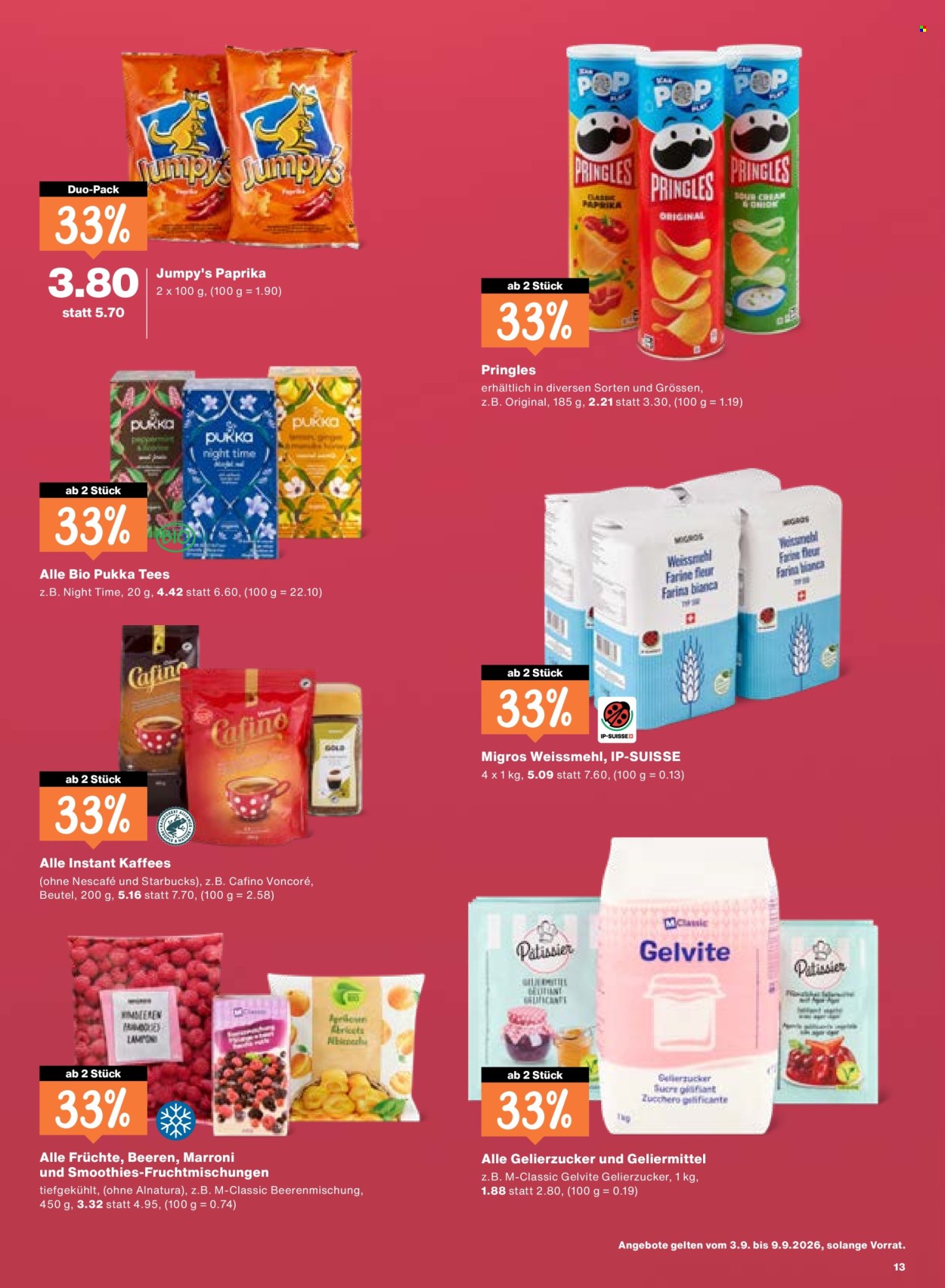 Catalogue Migros - 3.9.2026 - 9.9.2026. Page 13. Page 13
