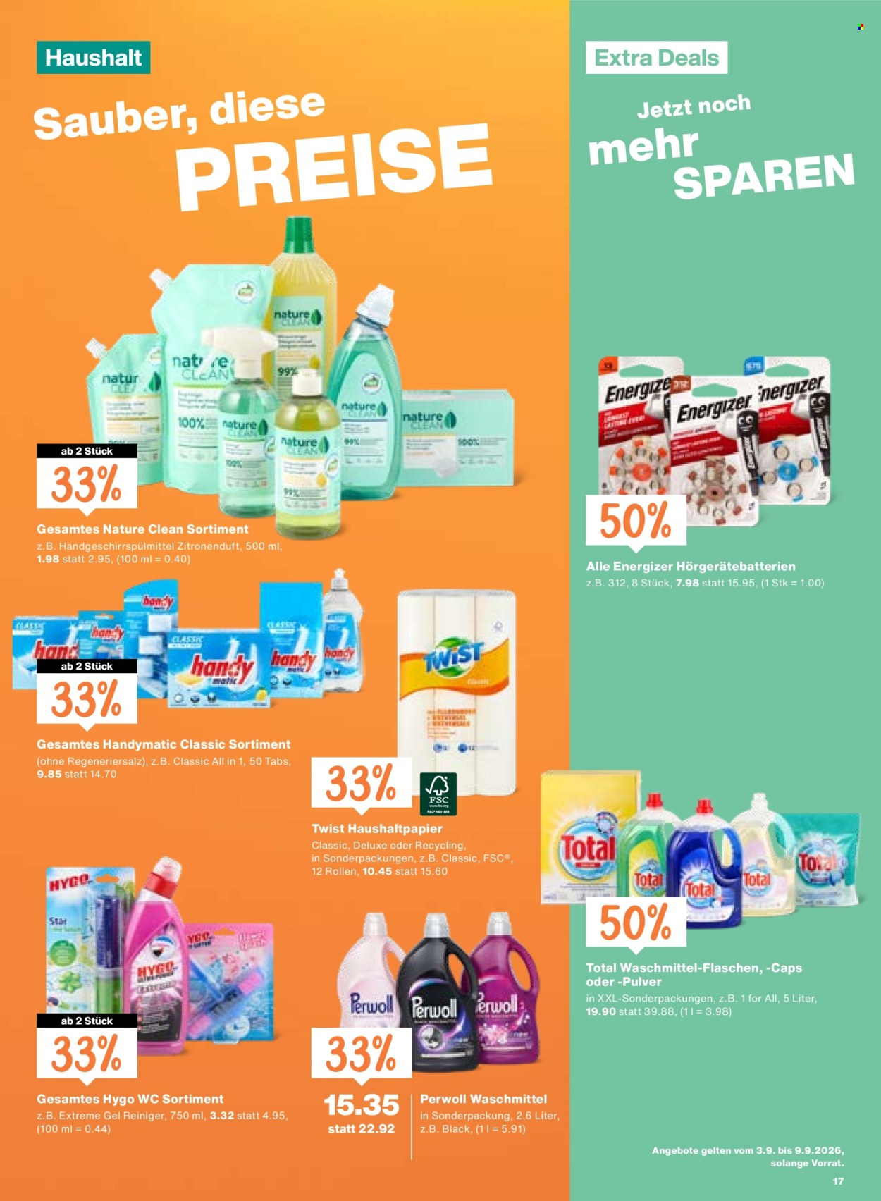 Catalogue Migros - 3.9.2026 - 9.9.2026. Page 17. Page 17