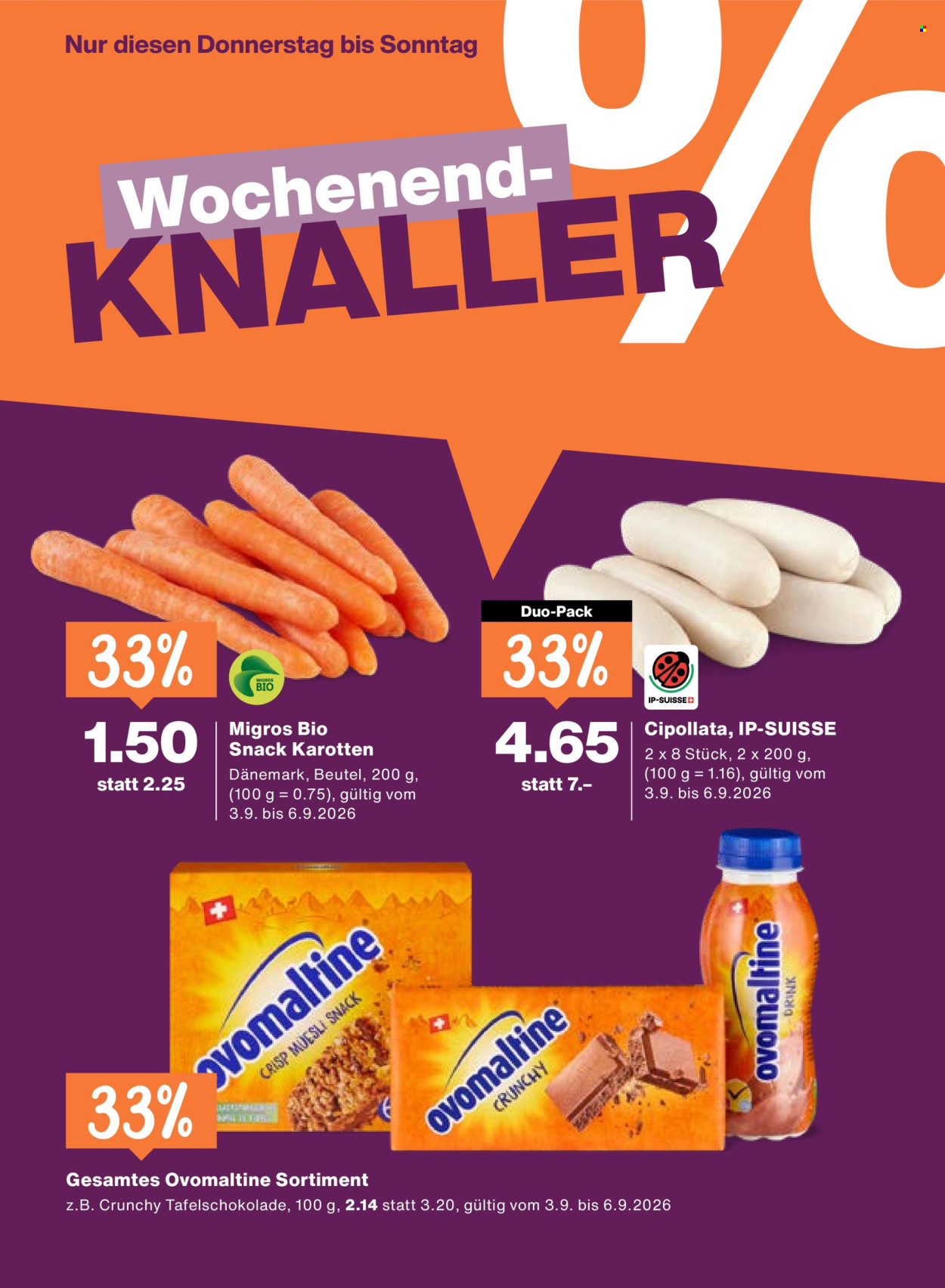 Catalogue Migros - 3.9.2026 - 9.9.2026. Page 20. Page 20