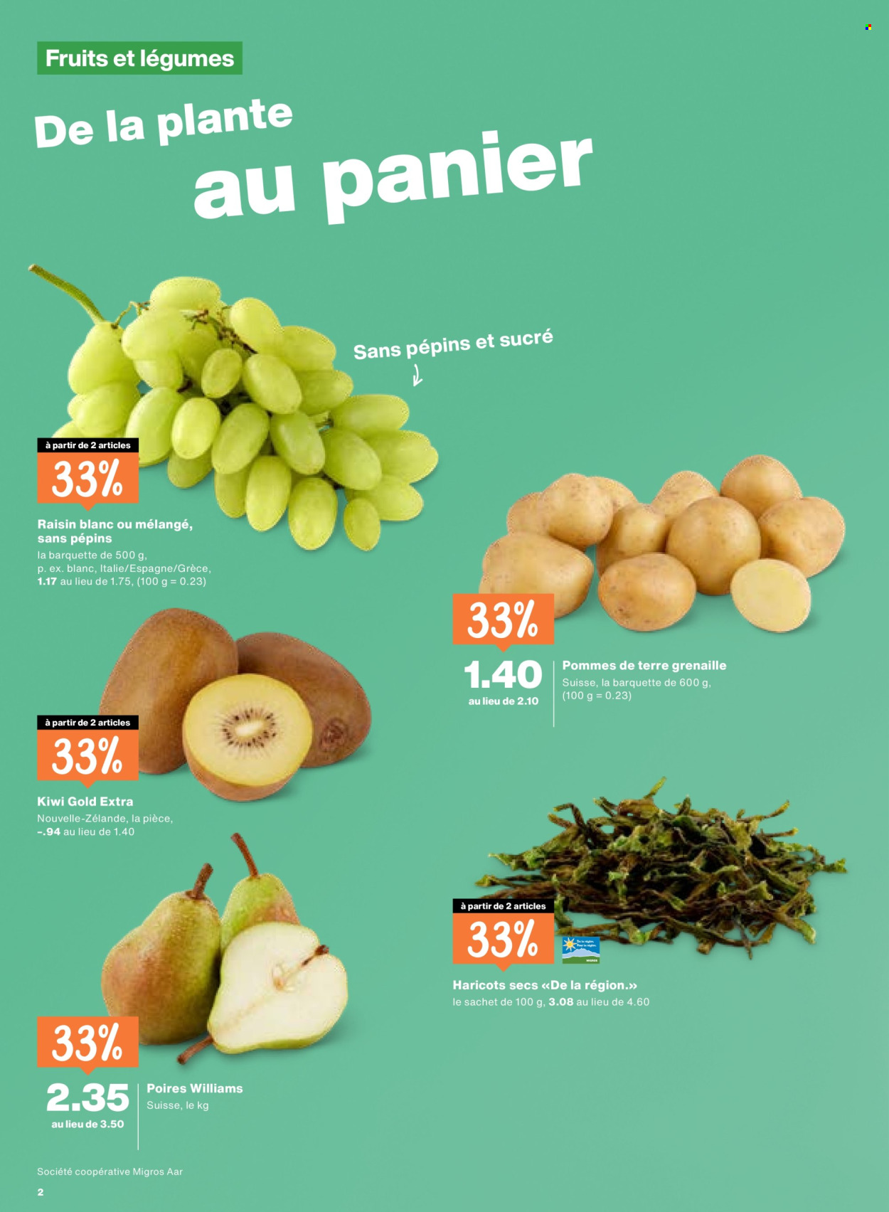 Catalogue Migros - 3.9.2026 - 9.9.2026. Page 2. Page 2