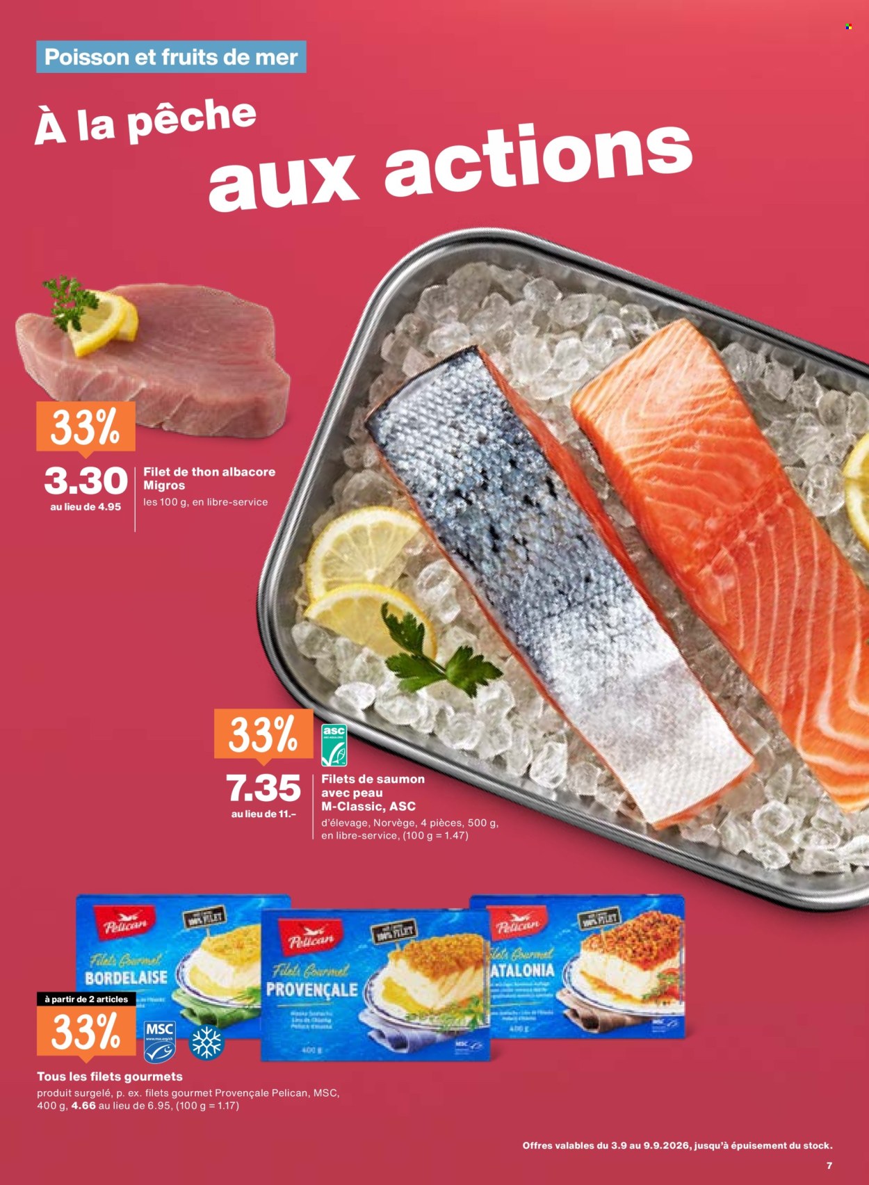 Catalogue Migros - 3.9.2026 - 9.9.2026. Page 7. Page 7