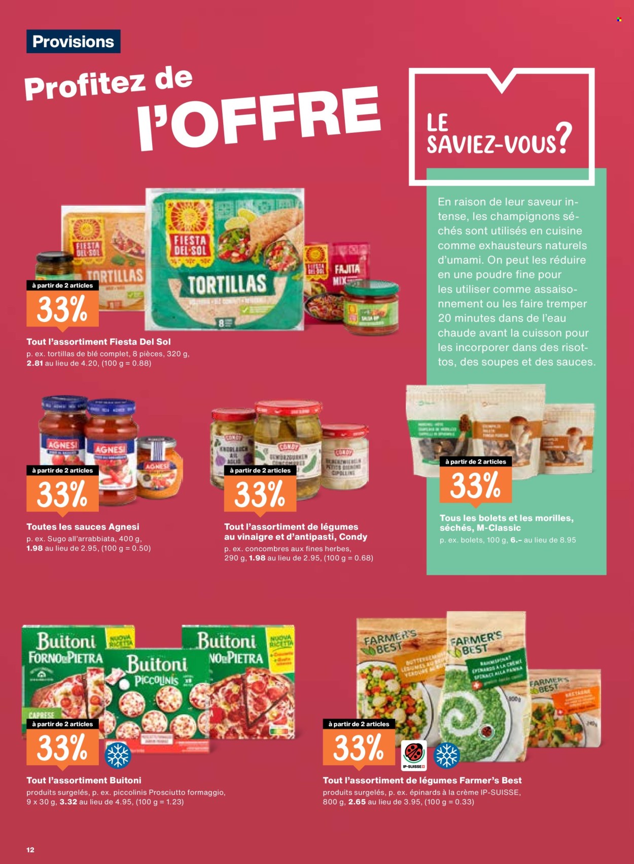 Catalogue Migros - 3.9.2026 - 9.9.2026. Page 12. Page 12