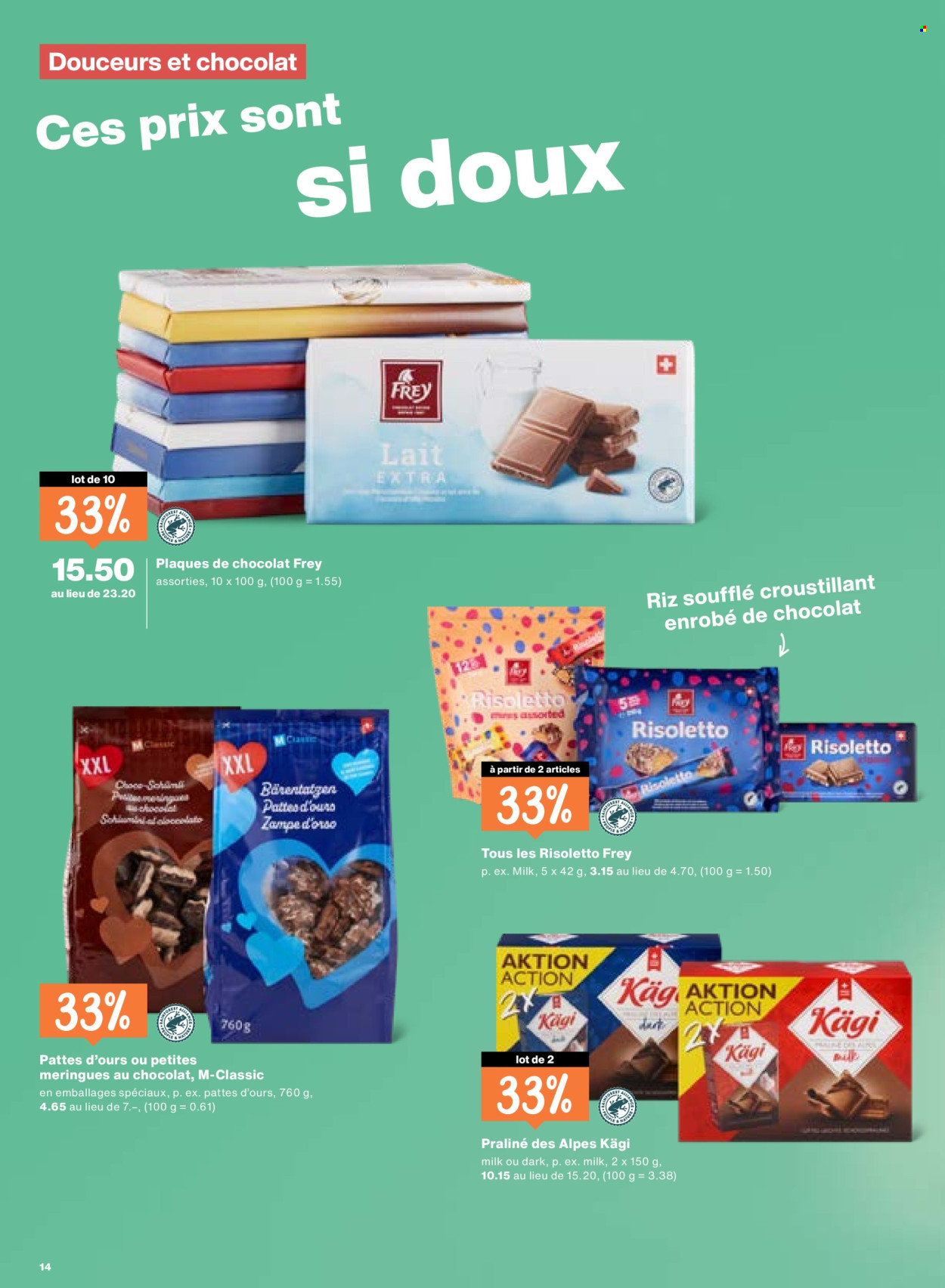 Catalogue Migros - 3.9.2026 - 9.9.2026. Page 14. Page 14