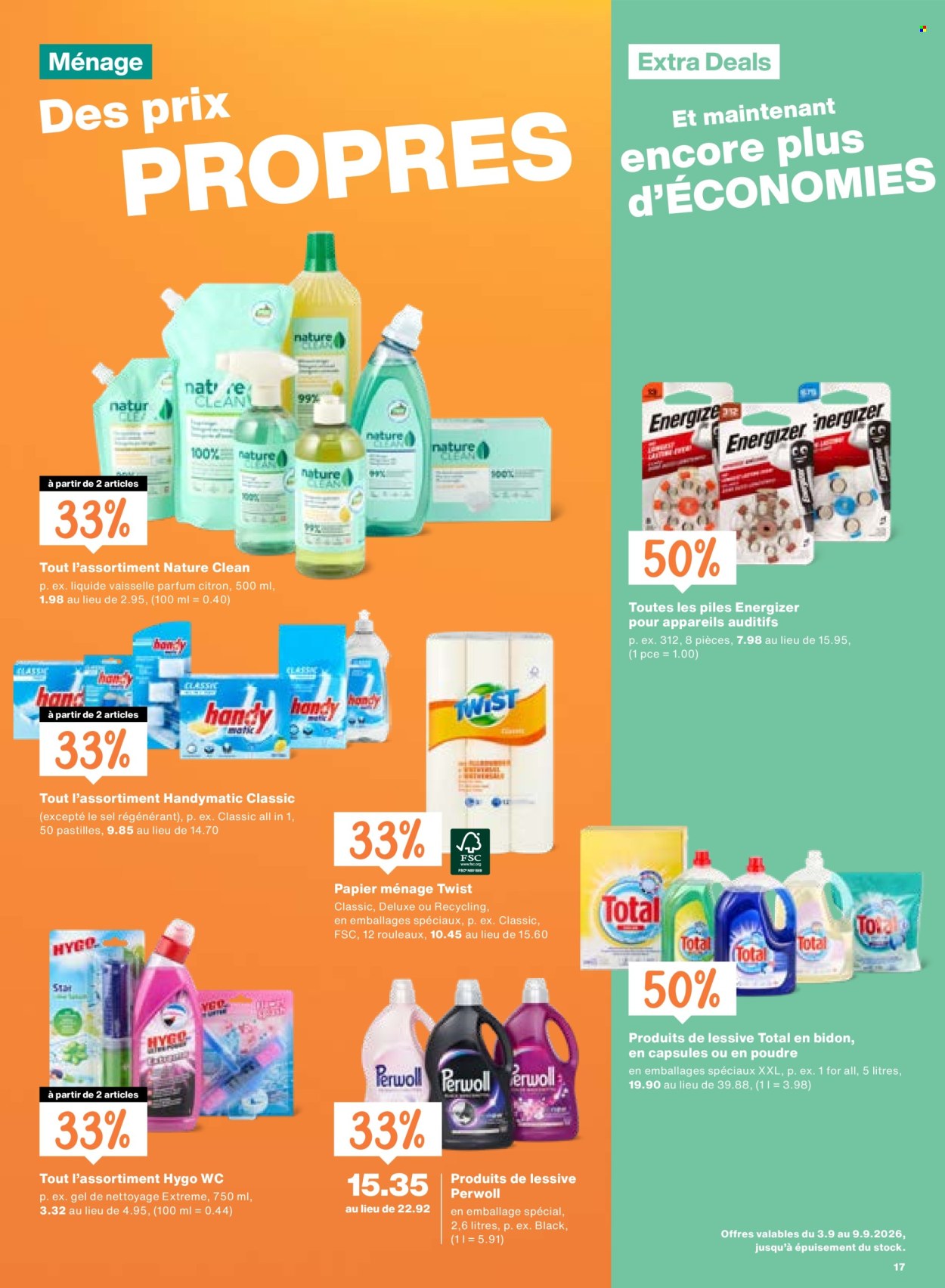 Catalogue Migros - 3.9.2026 - 9.9.2026. Page 17. Page 17