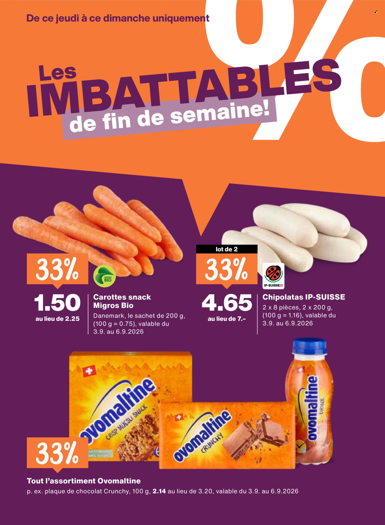 Catalogue Migros - 3.9.2026 - 9.9.2026. Page 20. Page 20