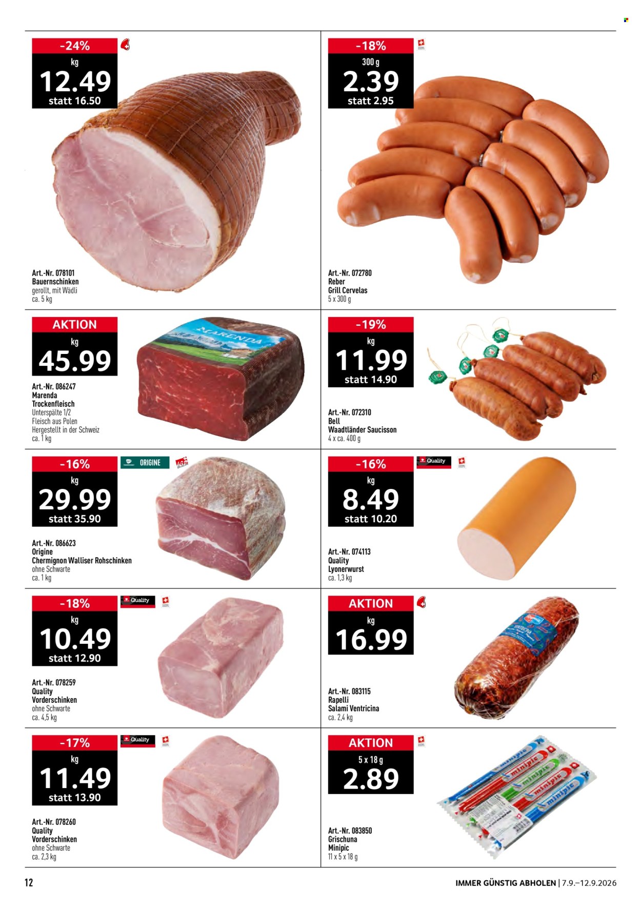 Catalogue Prodega - 7.9.2026 - 12.9.2026. Page 12. Page 12