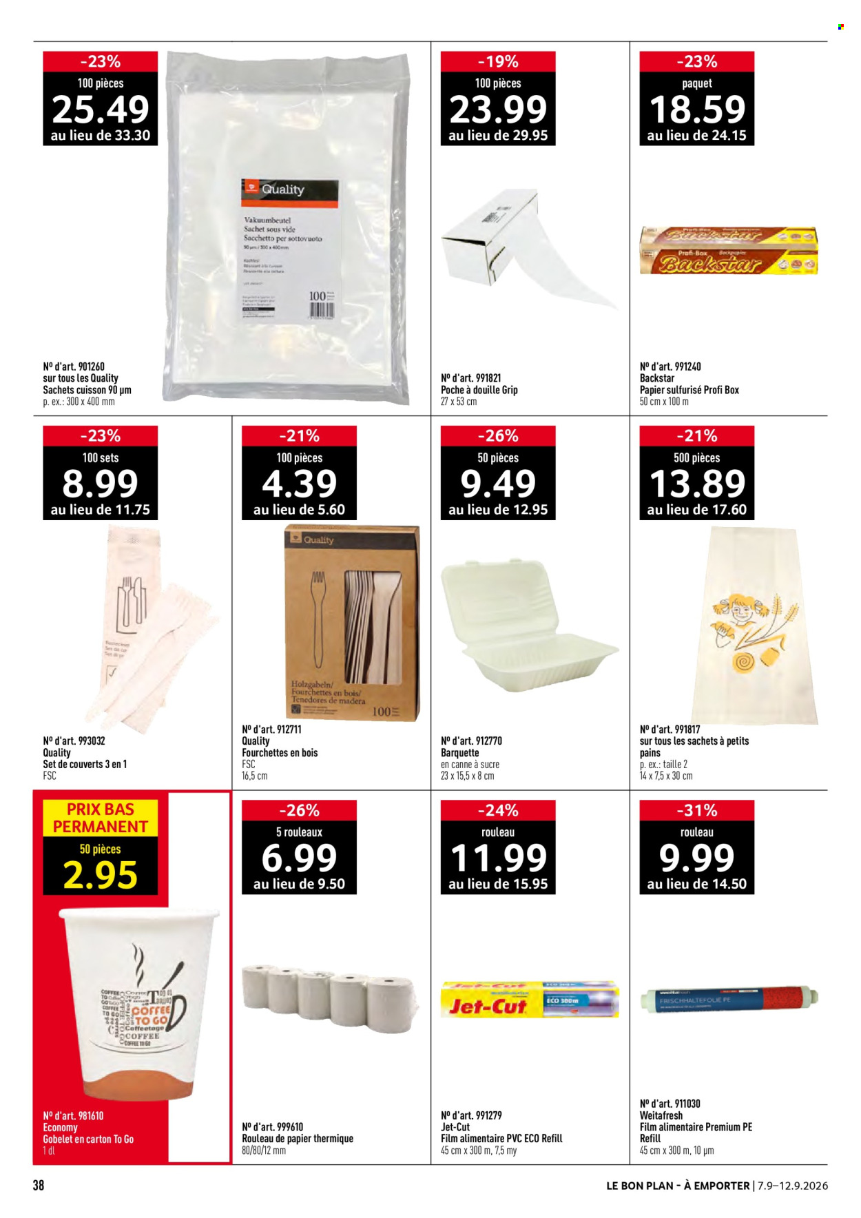 Catalogue Prodega - 7.9.2026 - 12.9.2026. Page 38. Page 38