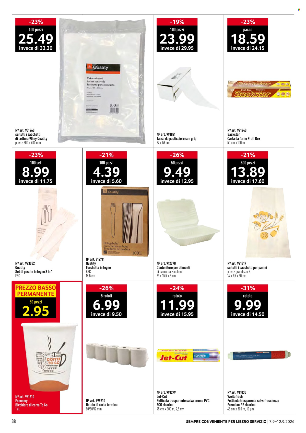 Catalogue Prodega - 7.9.2026 - 12.9.2026. Page 38. Page 38