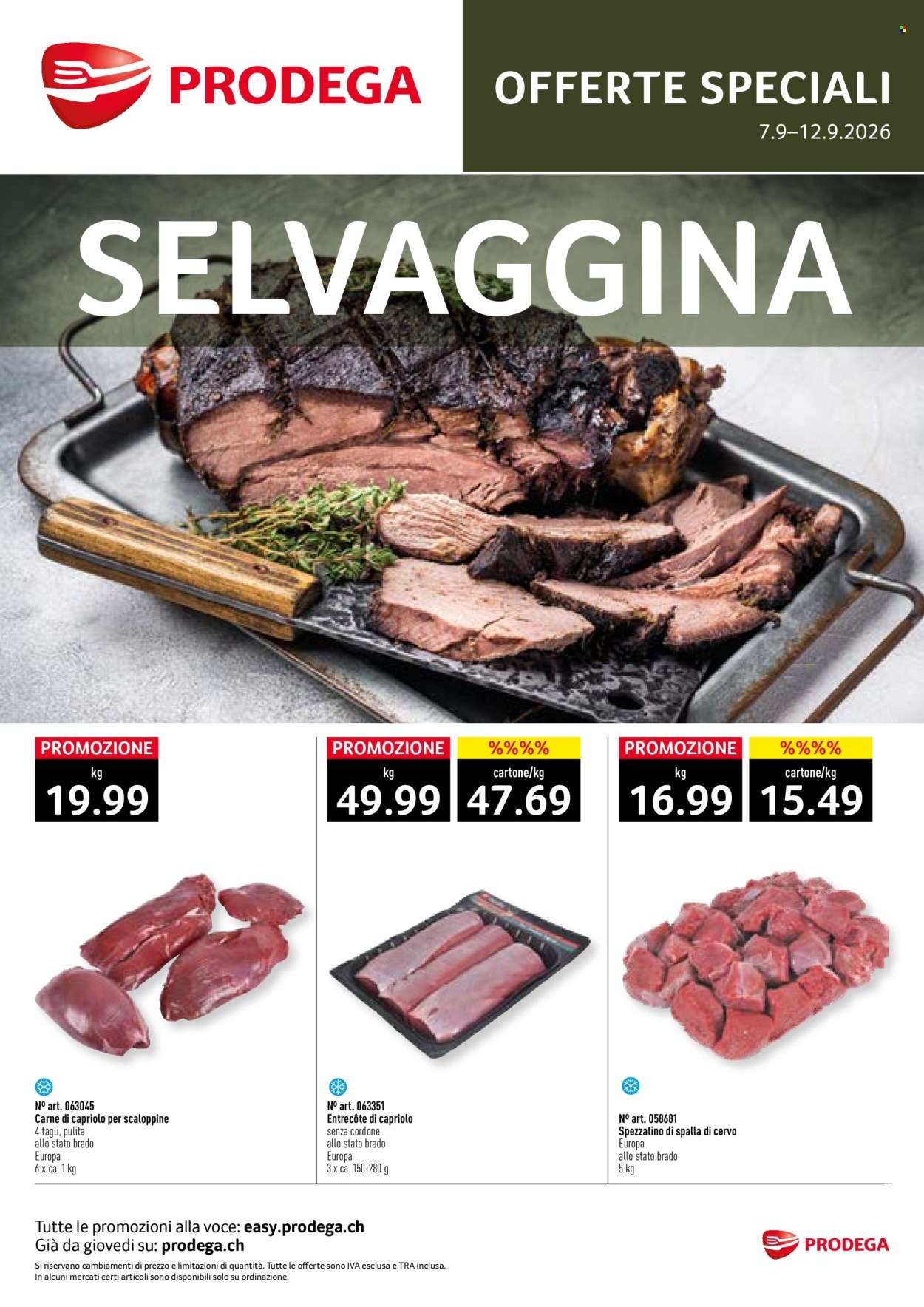 Catalogue Prodega - 7.9.2026 - 12.9.2026. Page 1. Page 1