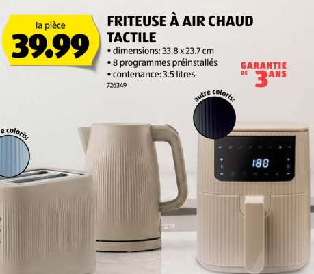 FRITEUSE À AIR CHAUD TACTILE