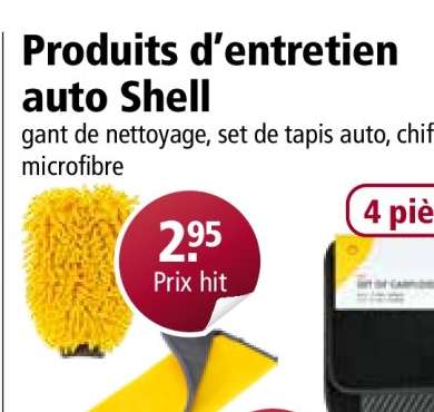 Produits d'entretien auto Shell