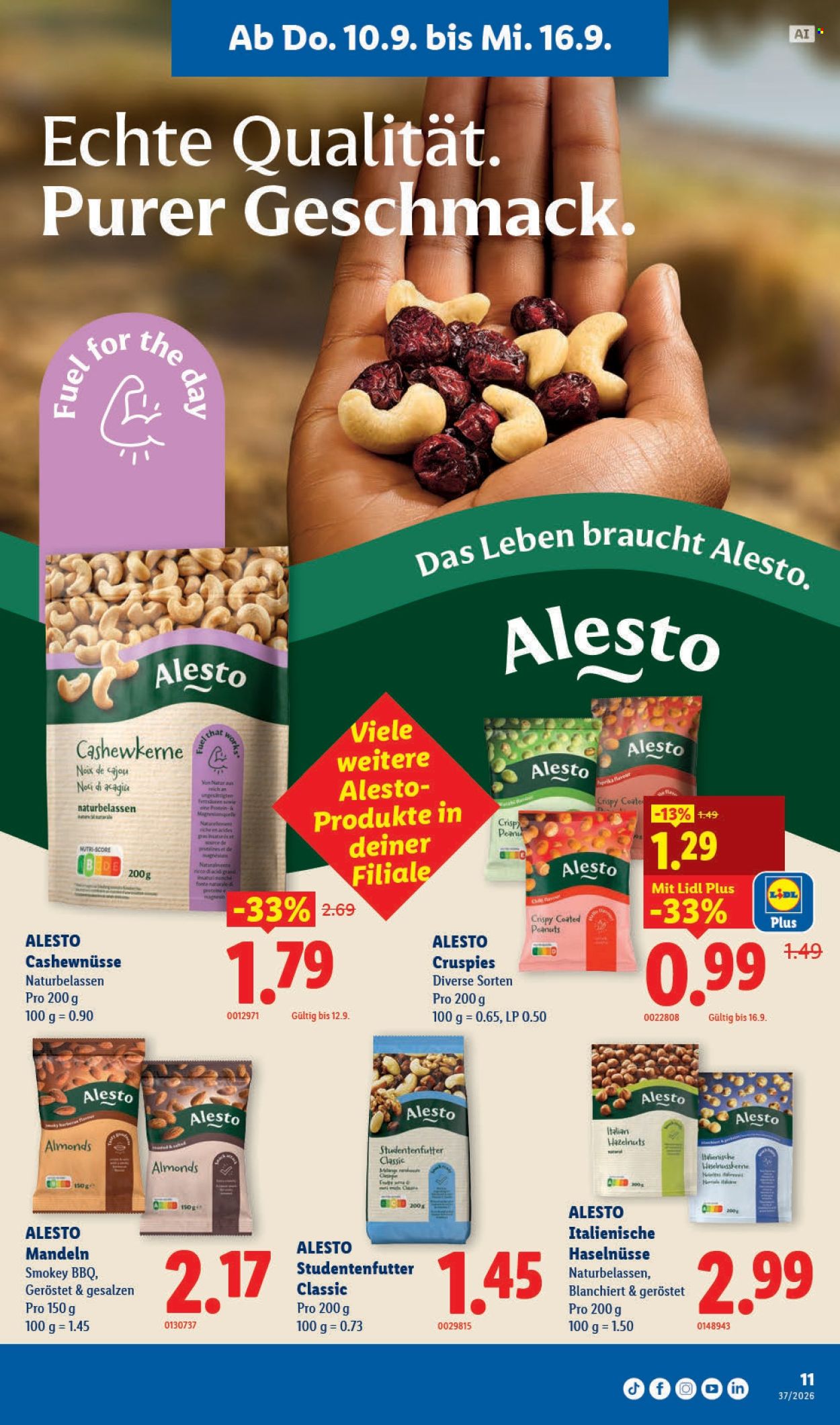 Catalogue Lidl - 10.9.2026 - 16.9.2026. Page 11. Page 11