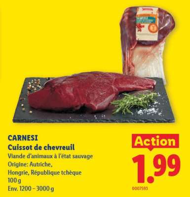 CARNESI Cuissot de chevreuil
