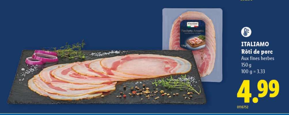 ITALIAMO Rôti de porc