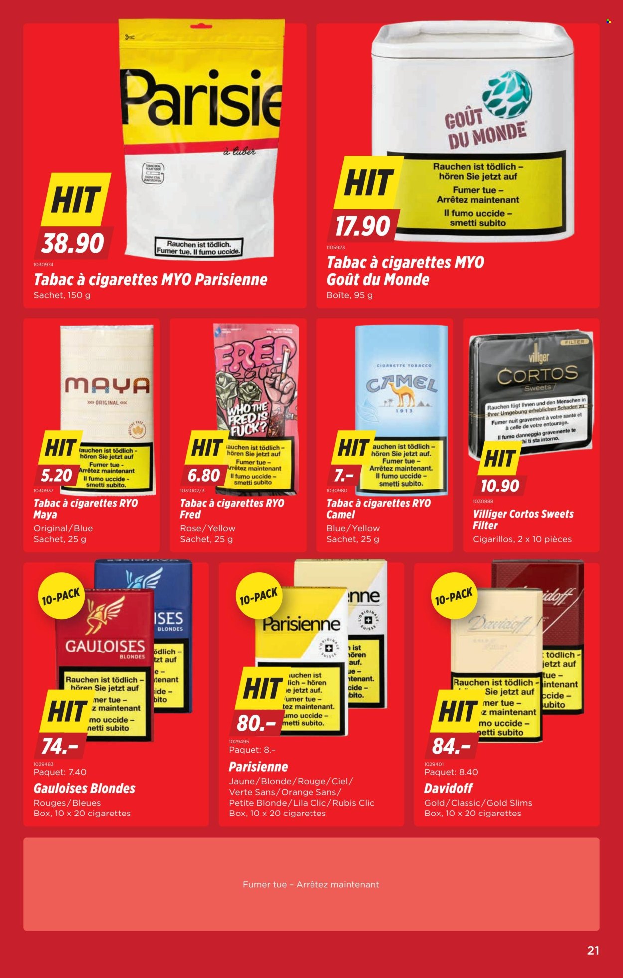 Catalogue Denner - 10.9.2026 - 16.9.2026. Page 21. Page 21